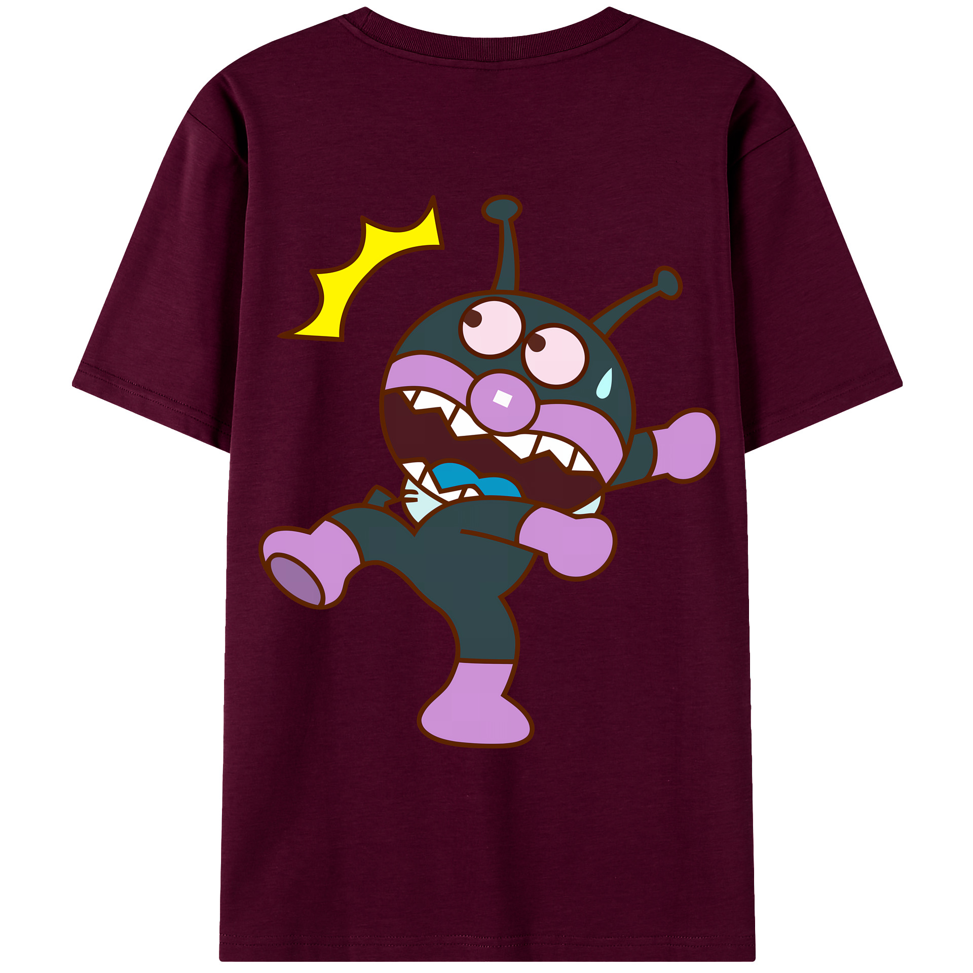 （画像用） アンパンマン Anpanman レディース半袖Tシャツ(バックプリント)